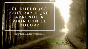 El duelo ¿se supera o ¿se aprende a vivir con el dolor